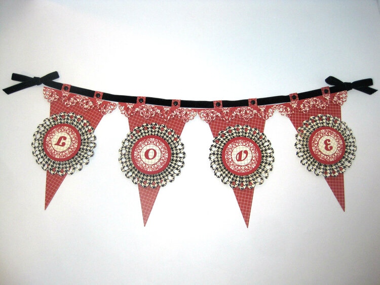 Love Pennant *Lifestyle Crafts Just For You Release*