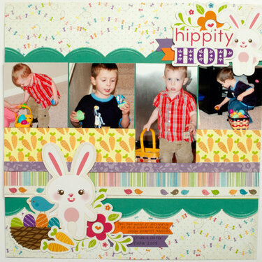 &quot;Hippity Hop&quot; Layout *Imaginisce*