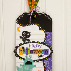 "Happy Halloween" Tag *Doodlebug Design*