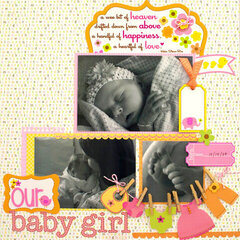 Our Baby Girl Layout *Doodlebug Design*