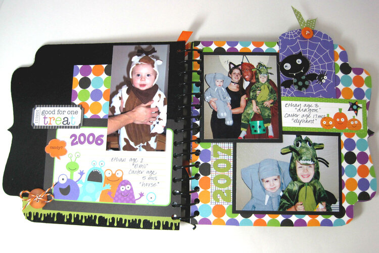 Halloween Costume Mini Album (Page 3-4) *Doodlebug*