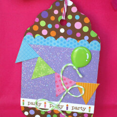 Cake and Ice Cream Party Gift Tag *Doodlebug Design*