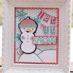 Let It Snow Frame *Pebbles*