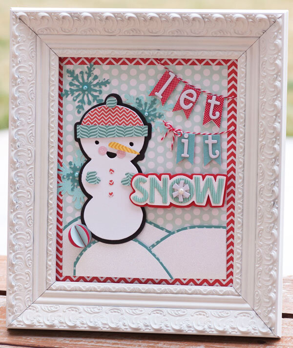 Let It Snow Frame *Pebbles*