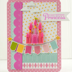 "Happy Birthday Princess" Card *Pebbles*