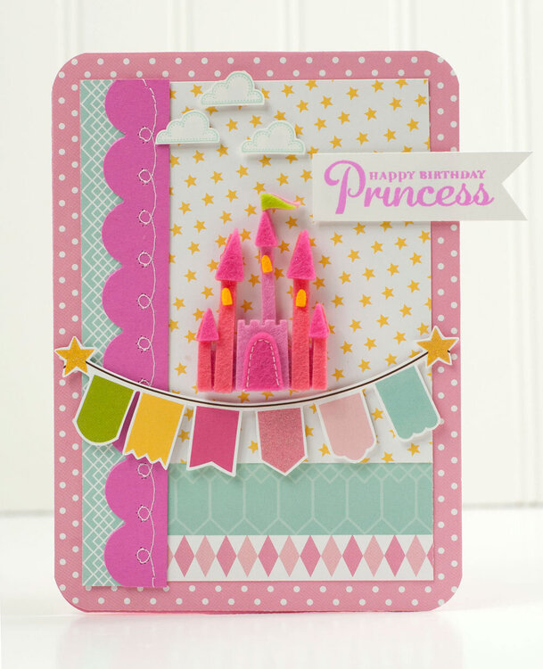 &quot;Happy Birthday Princess&quot; Card *Pebbles*
