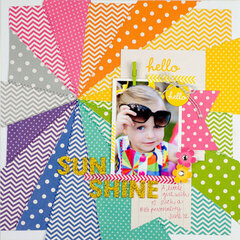 "Hello Sunshine" Layout *Pebbles*
