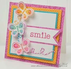 Smile Card *Doodlebug Design Stamps*
