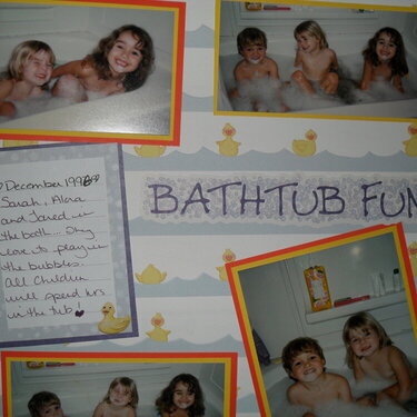 Bathtub fun