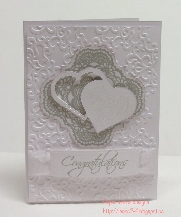 Congrats Chris and Sally&#039;s card