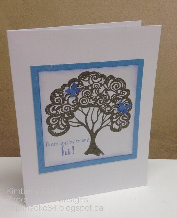 A tree ctmh card