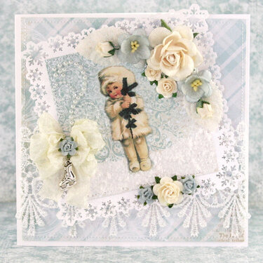 Card using "Frozen Paper" by Craft & You Design