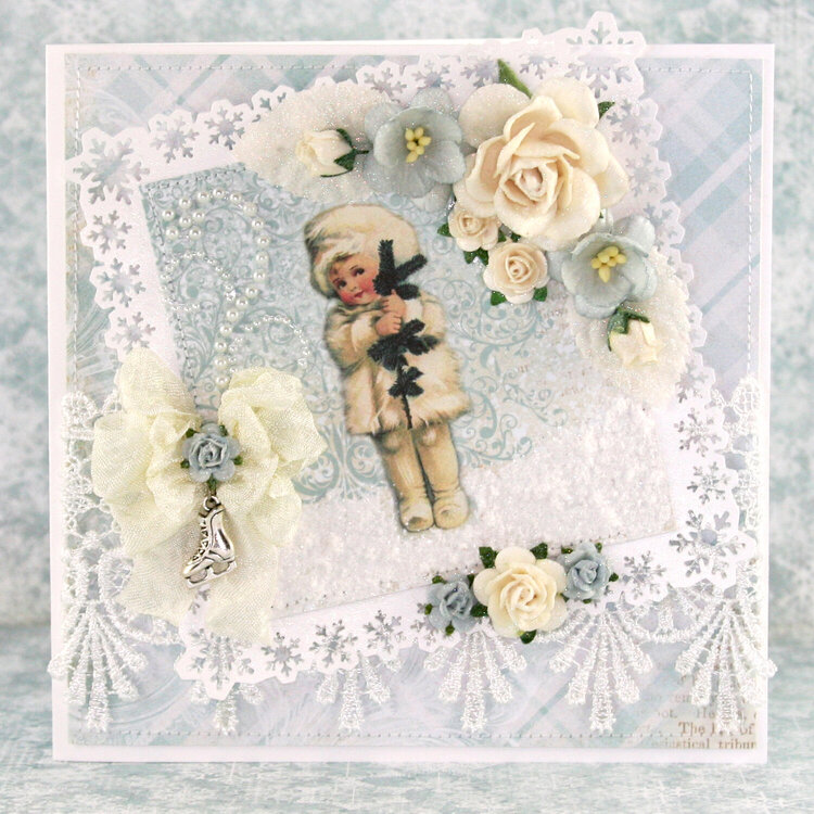 Card using &quot;Frozen Paper&quot; by Craft &amp; You Design