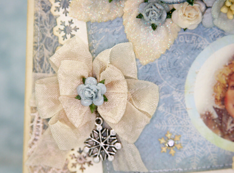 Vintage winter card made with &quot;Frozen Paper&quot; from Craft &amp; You Design!! :)