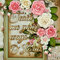 "Teach Me Your Ways O Lord" 12x12 Wall Hanging using STTG Chipboard & "House of Roses"!!