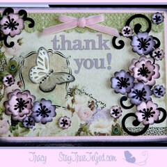 Thank You Card **Hollywood Vogue by Webster's Pages**
