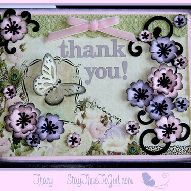 Thank You Card **Hollywood Vogue by Webster&#039;s Pages**