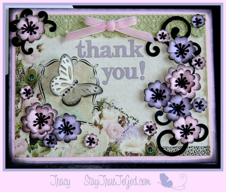 Thank You Card **Hollywood Vogue by Webster&#039;s Pages**