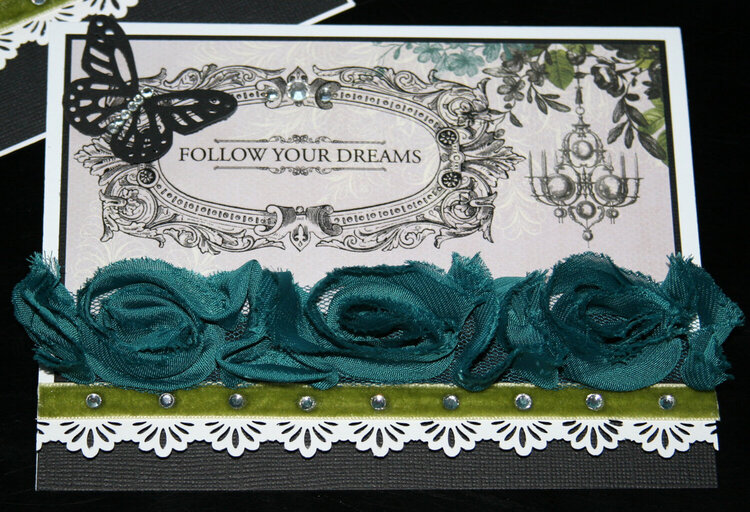 &quot;Follow Your Dreams&quot; - Webster&#039;s Pages Card (close-up)