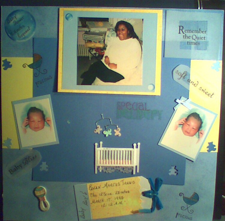 My Baby Shower &amp; 1st Pic of My Baby Boy!