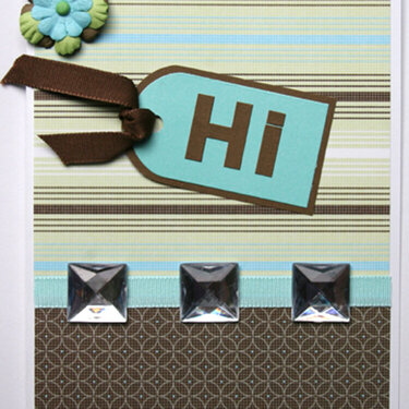 &quot;HI&quot; card