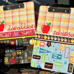 Altered Clipboards-Teachers' Gifts