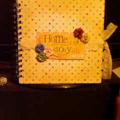 "Home is where your story begins" mini book