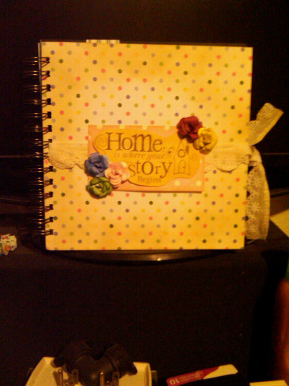 &quot;Home is where your story begins&quot; mini book