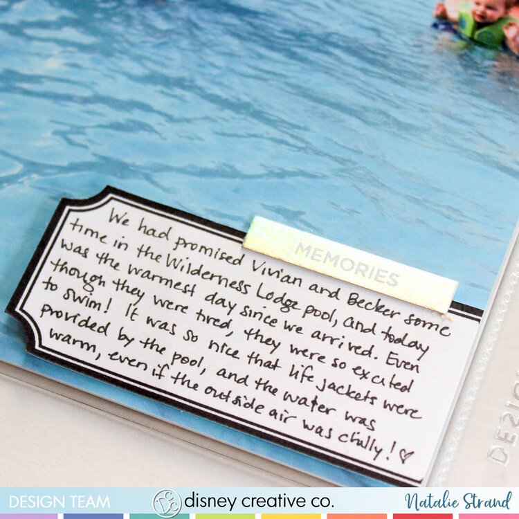Disney pocket page: Wilderness Lodge pool