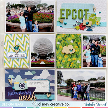 Disney pocket page: EPCOT title