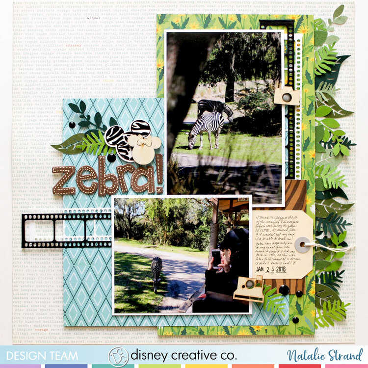 Disney layout: zebra!