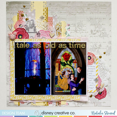Disney layout: Tale as Old as Time