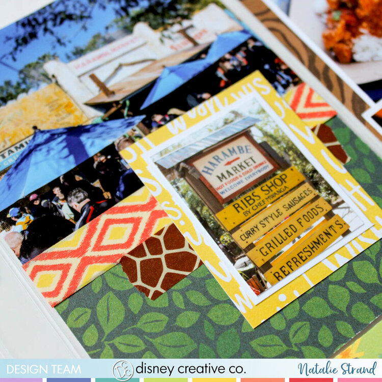 Disney pocket page: Lunch &amp; Magic Memories