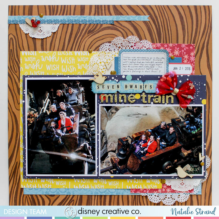 Disney layout: Seven Dwarfs Mine Train