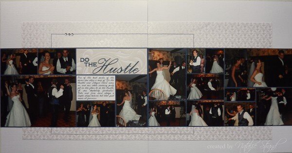 Wedding scrapbook album: Reception