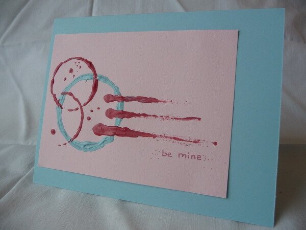 Valentine Paint Cards