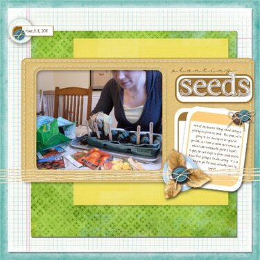 Planting Seeds (digital layout)