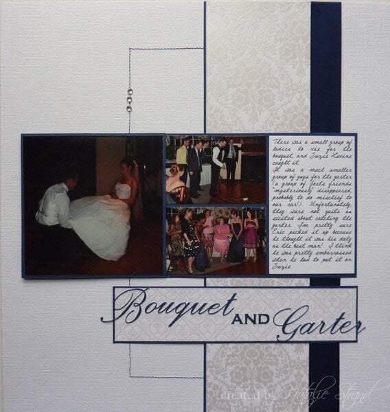 Wedding scrapbook album: Reception