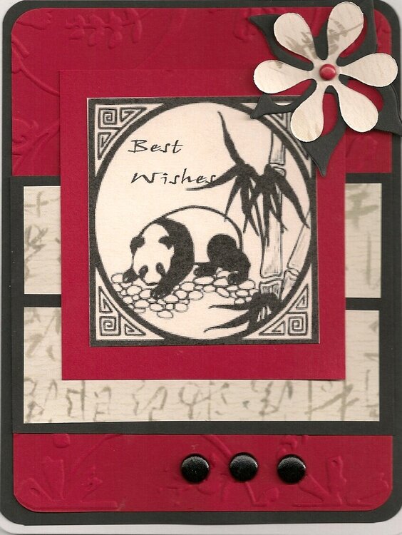 Oriental card