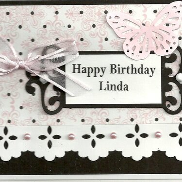 Pink and Black birthday wishes