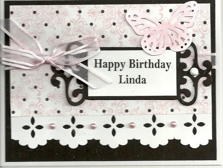Pink and Black birthday wishes