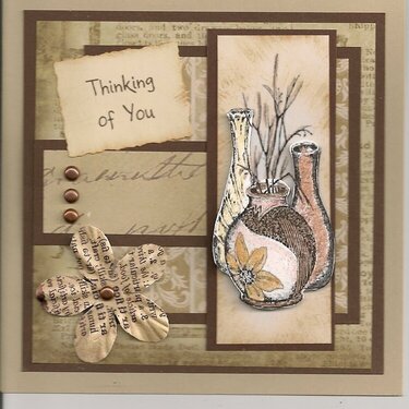 Pottery card