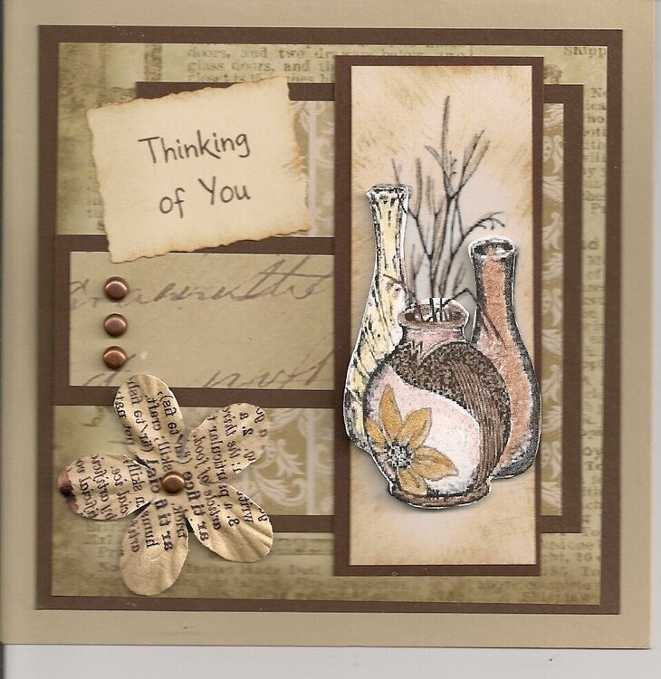 Pottery card