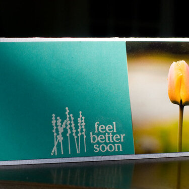 *feel better soon card*- American Crafts