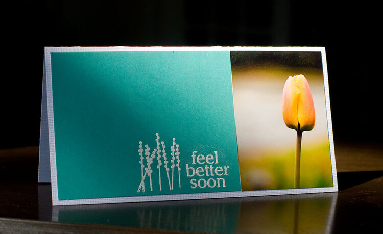 *feel better soon card*- American Crafts