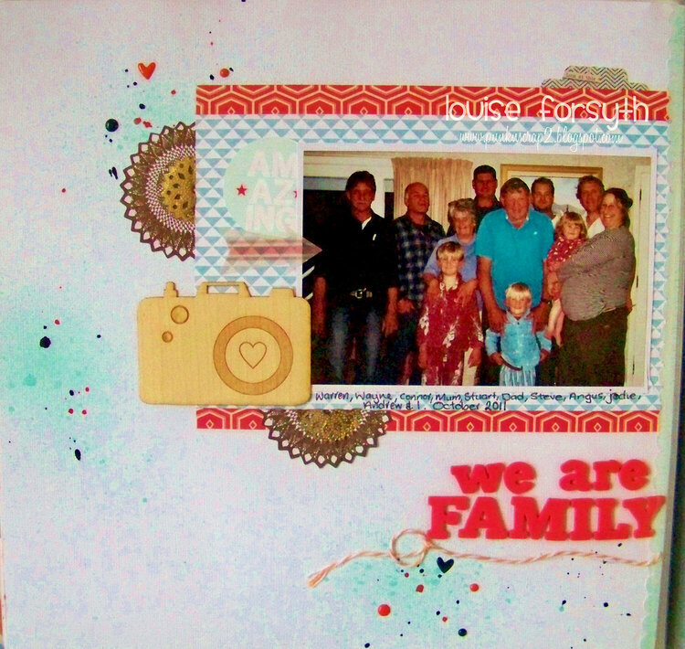We Are Family Layout
