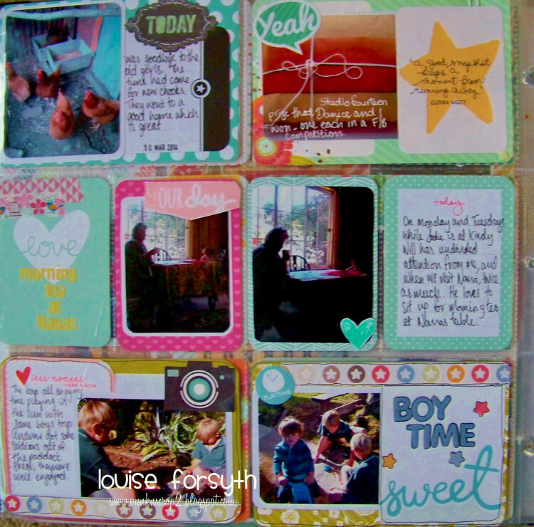 Pocket scrapbooking March