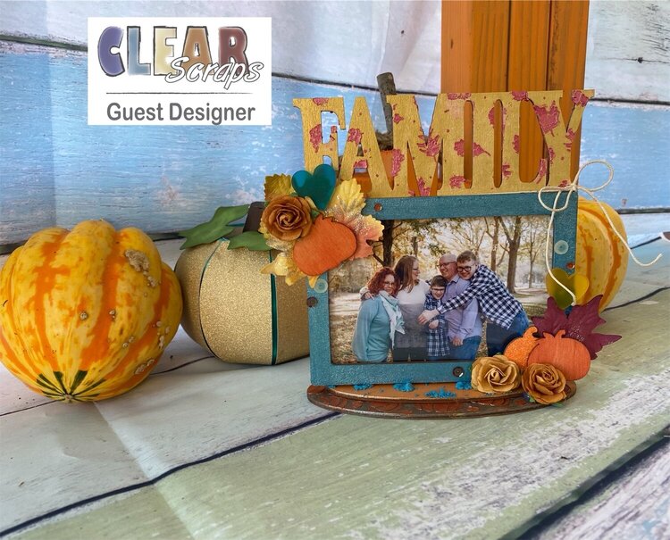 Fall inspired Family Desktop Frame by ClearScraps