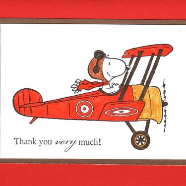 red baron snoopy