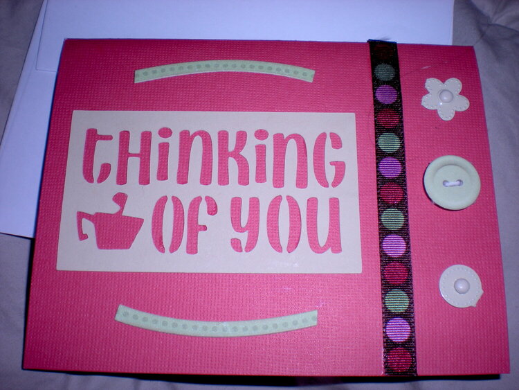 thinking of you card